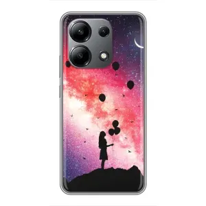 Силиконовые Чехлы Любимому человеку для Xiaomi Redmi Note 13 (4G) (Шарики в небе)