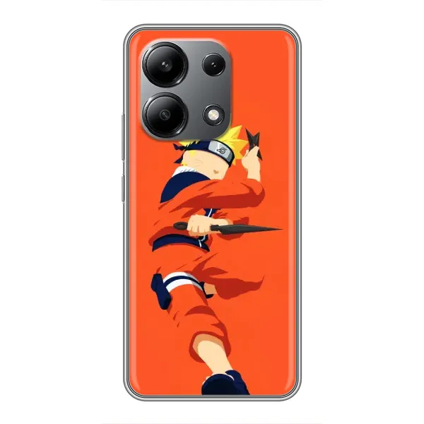 Чехол с рисунком «Силуэт Наруто» для Xiaomi Redmi Note 13 (4G)