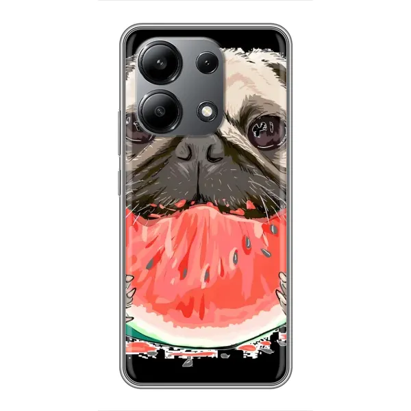 Чехол с рисунком «Смешной Мопс» для Xiaomi Redmi Note 13 (4G) Чехол с рисунком «Смешной Мопс» для Xiaomi Redmi Note 13 (4G)
