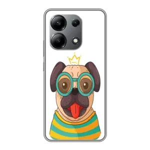 Бампер для Xiaomi Redmi Note 13 (4G) з картинкою "Песики" (Собака Король)