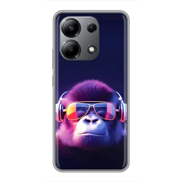 Чехол с рисунком «Стильная обезьяна» для Xiaomi Redmi Note 13 (4G) Чехол с рисунком «Стильная обезьяна» для Xiaomi Redmi Note 13 (4G)