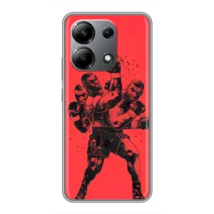 Чехлы с принтом Спортивная тематика для Xiaomi Redmi Note 13 (4G) (Тайсон Бокс)