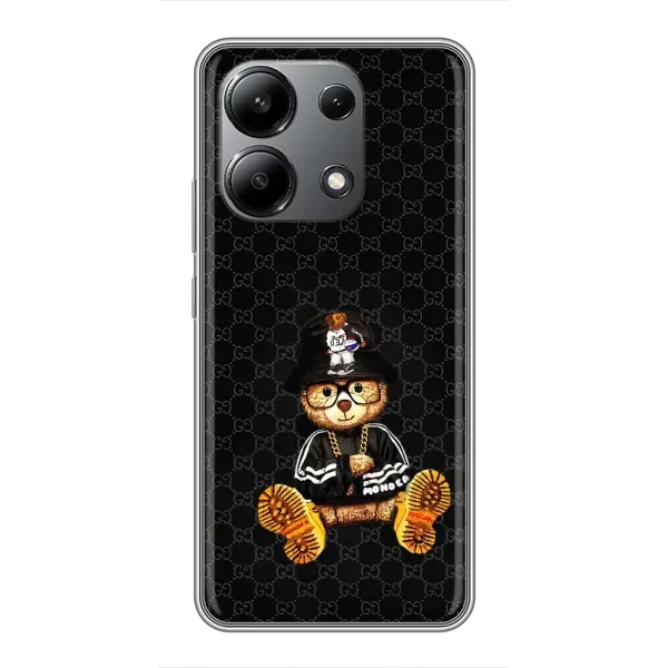 Чехол с рисунком «Тедди Гуччи» для Xiaomi Redmi Note 13 (4G)
