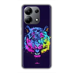 Силіконовий бампер з картинкою звірів для Xiaomi Redmi Note 13 (4G) (Тигр-Арт)