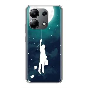 Чохол (ТПУ) з планетами на Xiaomi Redmi Note 13 (4G) (To The moon)