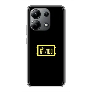 Чехол (TPU) с картинкой "Лого Пабг" на Редми Нот 13 (4G) (ТОП 1)