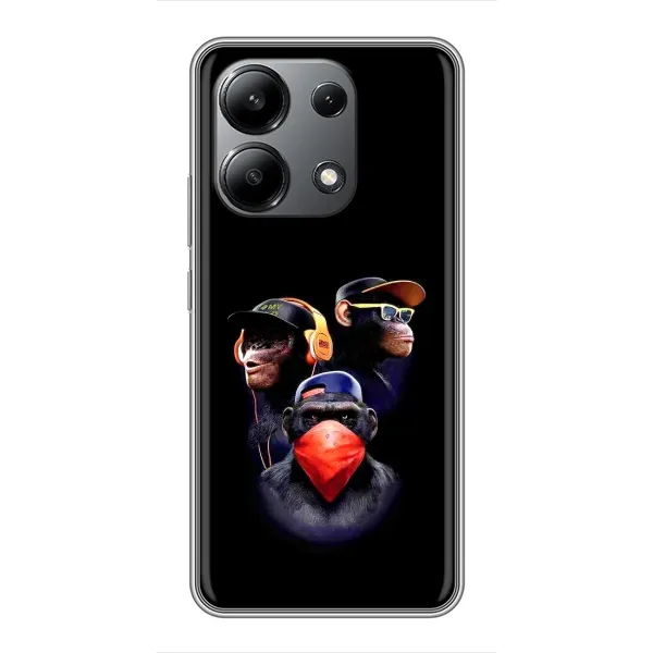 Чехол с рисунком «Три обезьяны» для Xiaomi Redmi Note 13 (4G) Чехол с рисунком «Три обезьяны» для Xiaomi Redmi Note 13 (4G)