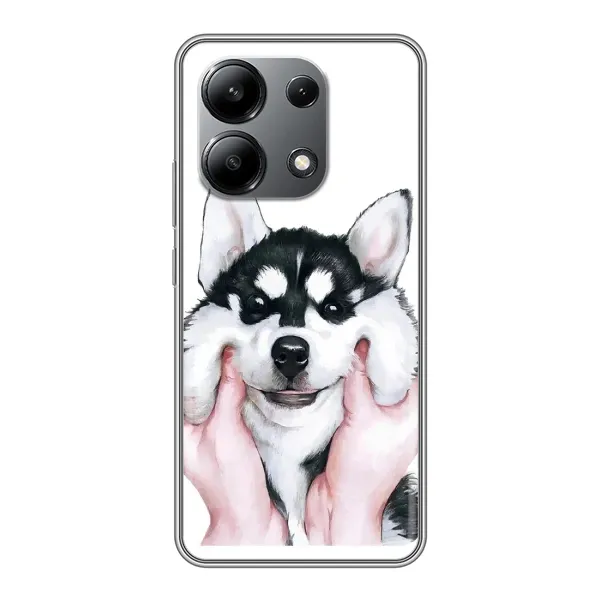 Чехол с рисунком «Собака Хаски» для Xiaomi Redmi Note 13 (4G) Чехол с рисунком «Собака Хаски» для Xiaomi Redmi Note 13 (4G)