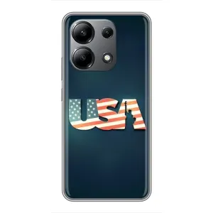 Чохол Прапор USA для Xiaomi Redmi Note 13 (4G) (USA)