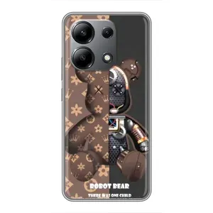 Силиконовый чехол для Xiaomi Redmi Note 13 (4G) (Медмедь Луи Виттон)