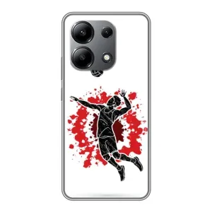 Чехлы с принтом Спортивная тематика для Xiaomi Redmi Note 13 (4G) (Волейболист)