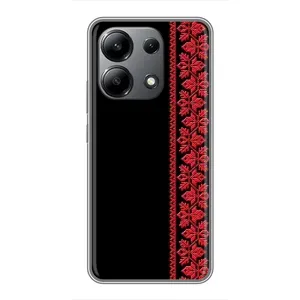 Силиконовый Чехол на Xiaomi Redmi Note 13 (4G) с картинкой Вышиванки