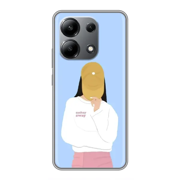 Чехол с рисунком «Желтая кепка» для Xiaomi Redmi Note 13 (4G)