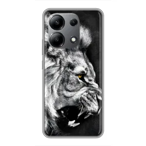 Чохол з картинкою на Xiaomi Redmi Note 13 (4G) (Злий Лев)