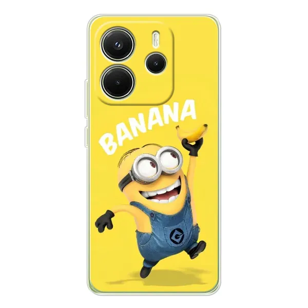 Чехол с рисунком «Banana» для Xiaomi Redmi Note 14 4G (Global)