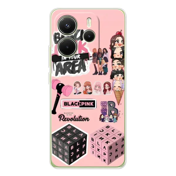 Чехол с рисунком «BLACK PINK коллаж» для Xiaomi Redmi Note 14 4G (Global) Чехол с рисунком «BLACK PINK коллаж» для Xiaomi Redmi Note 14 4G (Global)