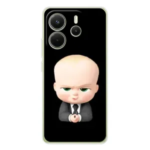 Мультяшный принт на Чехол для Шiaomi Редми Нот 14 4G  (Глобальная версия) (Бос)