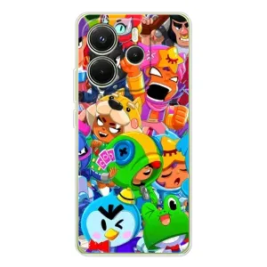 Чохол з малюнком «Brawl-Stars» для Xiaomi Redmi Note 14 4G (Global)