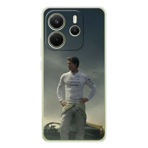 Чехол с рисунком «Бред Питт» для Xiaomi Redmi Note 14 4G (Global) Чехол с рисунком «Бред Питт» для Xiaomi Redmi Note 14 4G (Global)