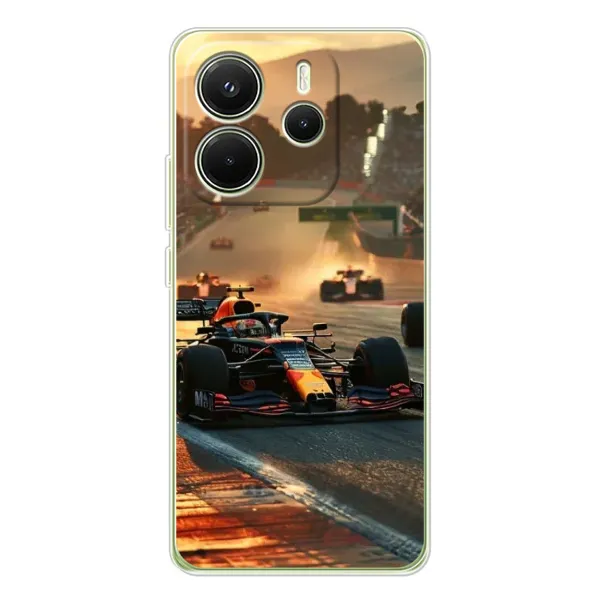 Чехол с рисунком «Чемпионат ф1» для Xiaomi Redmi Note 14 4G (Global) Чехол с рисунком «Чемпионат ф1» для Xiaomi Redmi Note 14 4G (Global)