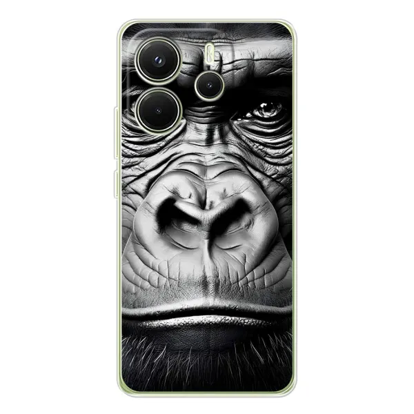 Чехол с рисунком «Черная обезьяна» для Xiaomi Redmi Note 14 4G (Global) Чехол с рисунком «Черная обезьяна» для Xiaomi Redmi Note 14 4G (Global)