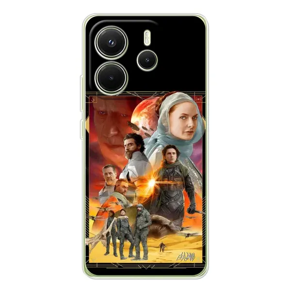 Чехол с рисунком «Д Ю Н А» для Xiaomi Redmi Note 14 4G (Global)