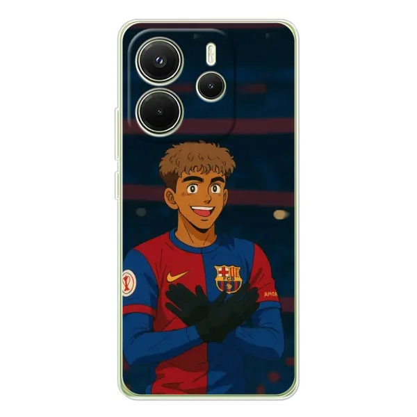Чехол с рисунком «Футболист Ямаль» для Xiaomi Redmi Note 14 4G (Global) Чехол с рисунком «Футболист Ямаль» для Xiaomi Redmi Note 14 4G (Global)