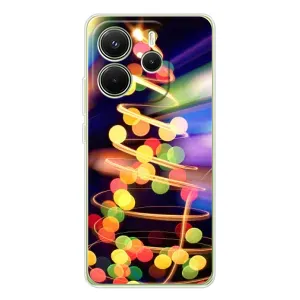 Чехол Новогодняя Елка на Xiaomi Redmi Note 14 4G (Global version) (Гирлянды)