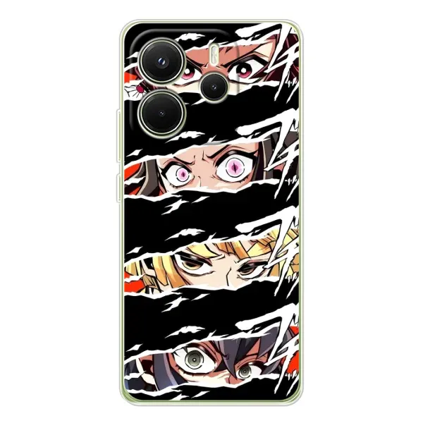 Чохол з малюнком «Очі на чорному» для Xiaomi Redmi Note 14 4G (Global) Чохол з малюнком «Очі на чорному» для Xiaomi Redmi Note 14 4G (Global)