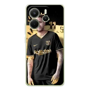 Силиконовый Чехол Xiaomi Redmi Note 14 4G (Global version) (Gold Neymar)