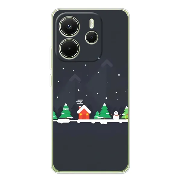 Чехол с рисунком «Город зимний» для Xiaomi Redmi Note 14 4G (Global) Чехол с рисунком «Город зимний» для Xiaomi Redmi Note 14 4G (Global)