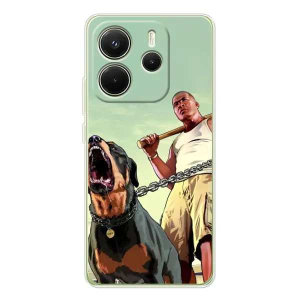 Чехол с рисунком «GTA» для Xiaomi Redmi Note 14 4G (Global) Чехол с рисунком «GTA» для Xiaomi Redmi Note 14 4G (Global)
