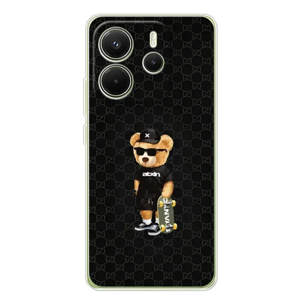 Чехол с рисунком «GUCCI Teddy» для Xiaomi Redmi Note 14 4G (Global)
