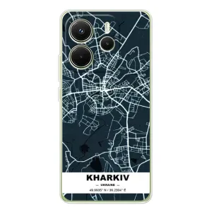 Чехлы силиконовые (Город Харьков) на Шiaomi Редми Нот 14 4G (Глобальная версия) (Харьков)