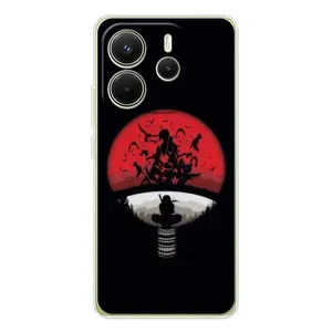 Чохли з принтом Ітачі Учіха на Xiaomi Redmi Note 14 4G (Global version) (Ітачі на чорному)
