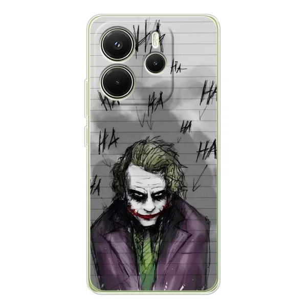 Чехол с рисунком «Joker клоун» для Xiaomi Redmi Note 14 4G (Global) Чехол с рисунком «Joker клоун» для Xiaomi Redmi Note 14 4G (Global)