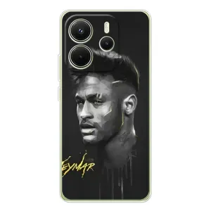 Силиконовый Чехол Xiaomi Redmi Note 14 4G (Global version) (Junior Neymar)