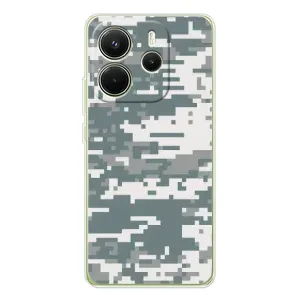 Камуфляжний Чохол для xaomi Redmi Note 14 4G (Глóб熬 версія) (Камуфляжний Хакі)