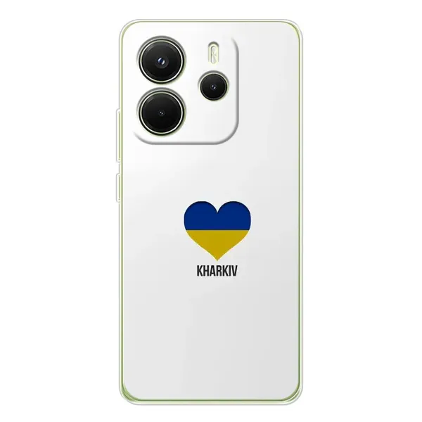 Чехол с рисунком «Kharkiv» для Xiaomi Redmi Note 14 4G (Global) Чехол с рисунком «Kharkiv» для Xiaomi Redmi Note 14 4G (Global)