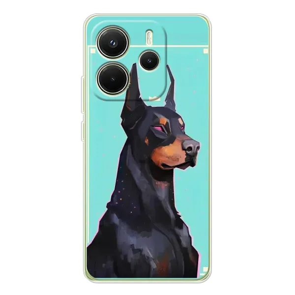 Чехол с рисунком «Король доберман» для Xiaomi Redmi Note 14 4G (Global) Чехол с рисунком «Король доберман» для Xiaomi Redmi Note 14 4G (Global)