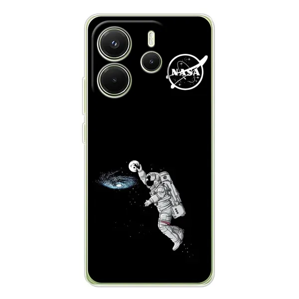 Чехол с рисунком «Космонавт баскетболист» для Xiaomi Redmi Note 14 4G (Global)