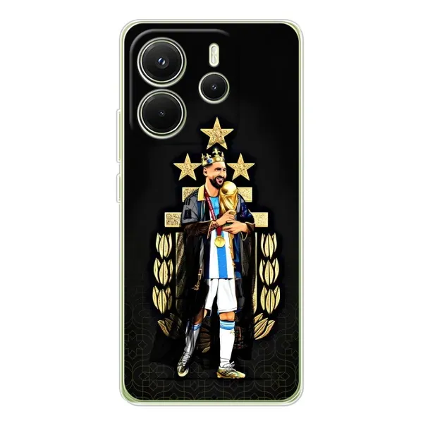 Чехол с рисунком «Месси король» для Xiaomi Redmi Note 14 4G (Global) Чехол с рисунком «Месси король» для Xiaomi Redmi Note 14 4G (Global)