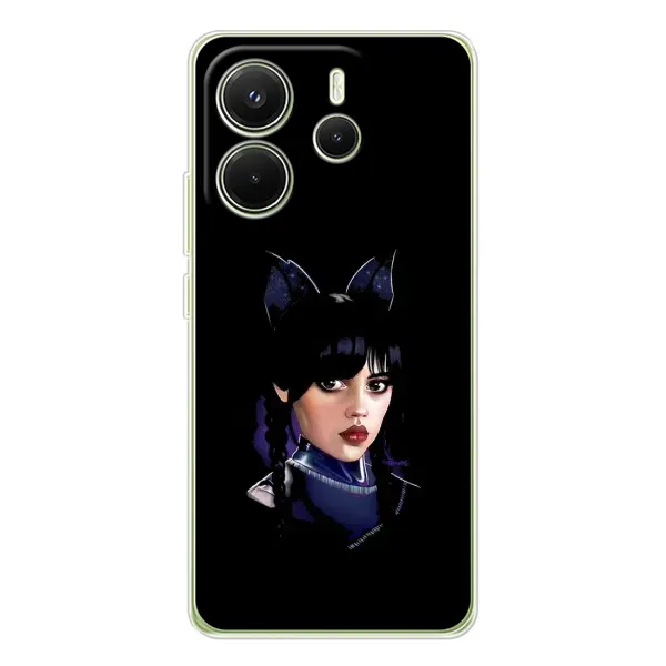 Чехол с рисунком «Милая Уэнсдей» для Xiaomi Redmi Note 14 4G (Global) Чехол с рисунком «Милая Уэнсдей» для Xiaomi Redmi Note 14 4G (Global)