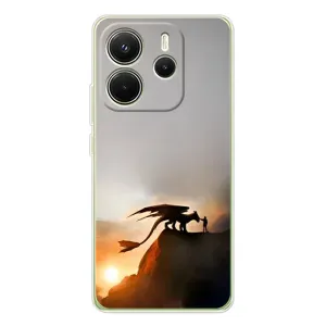 Чехол дракон Беззубик для Xiaomi Redmi Note 14 4G (Global version) (Мультиик Беззубик)