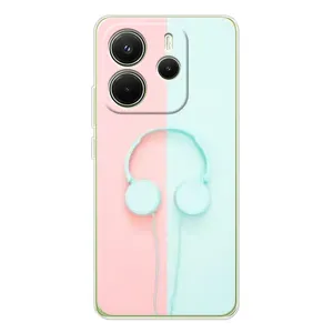 Девчачий Чехол для Xiaomi Redmi Note 14 4G (Global version) (Наушники)