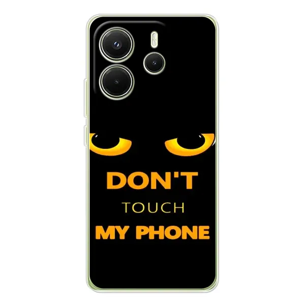 Чехол с рисунком «Не трогай мой телефон» для Xiaomi Redmi Note 14 4G (Global) Чехол с рисунком «Не трогай мой телефон» для Xiaomi Redmi Note 14 4G (Global)