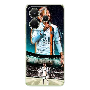 Силиконовый Чехол Xiaomi Redmi Note 14 4G (Global version) (Неймар ПСЖ)