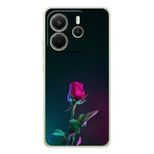 Чехлы с принтом Розочки для Xiaomi Redmi Note 14 4G (Global version) (Ночная роза)