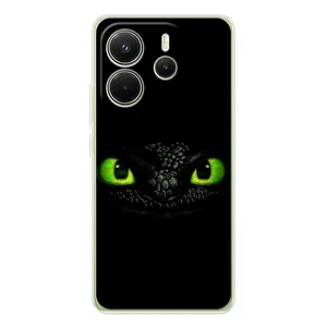 Чехол дракон Беззубик для Xiaomi Redmi Note 14 4G (Global version) (Глаза Беззубика)