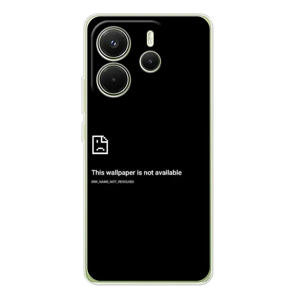 Чехол с рисунком «Ошибка» для Xiaomi Redmi Note 14 4G (Global) Чехол с рисунком «Ошибка» для Xiaomi Redmi Note 14 4G (Global)